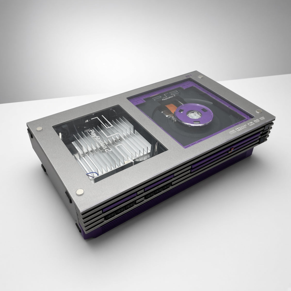PS2 Fat - Purple and Grey