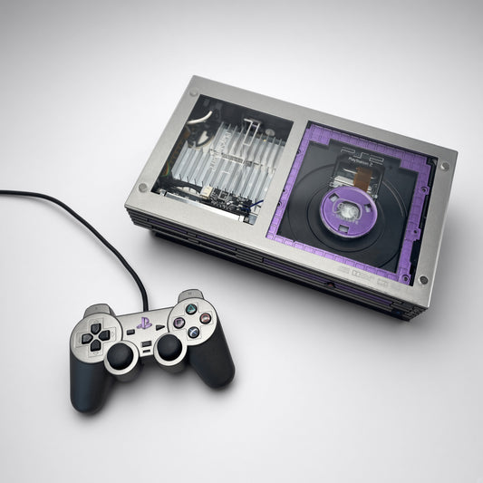 PS2 Fat - Purple and Grey